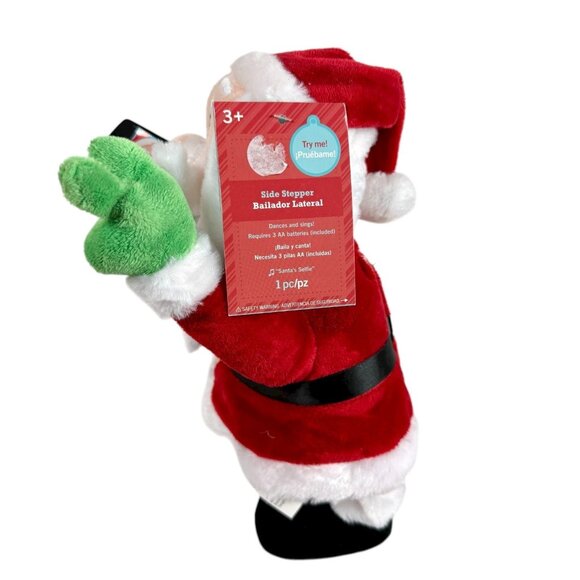 Gemmy Santa Claus Musical Plush Phone Flashes Dances Let Me Take A Selfie NEW - Picture 2 of 7